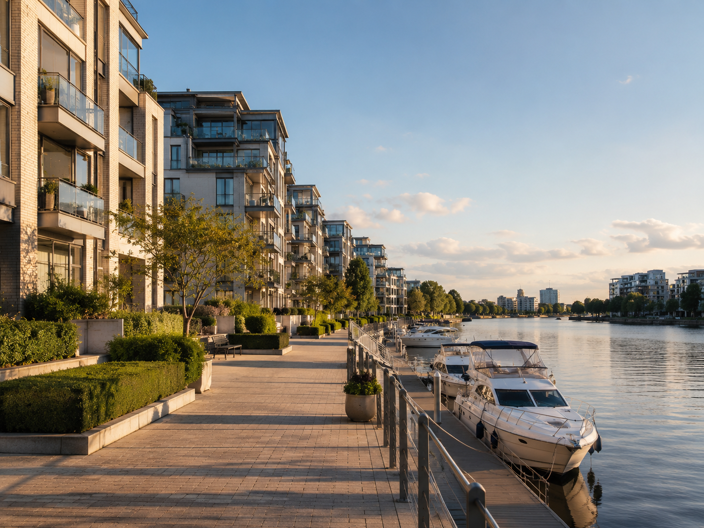 Modern residential development